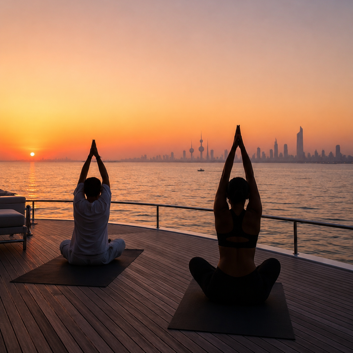 Sunset Yoga on Yacht (Girls Only)